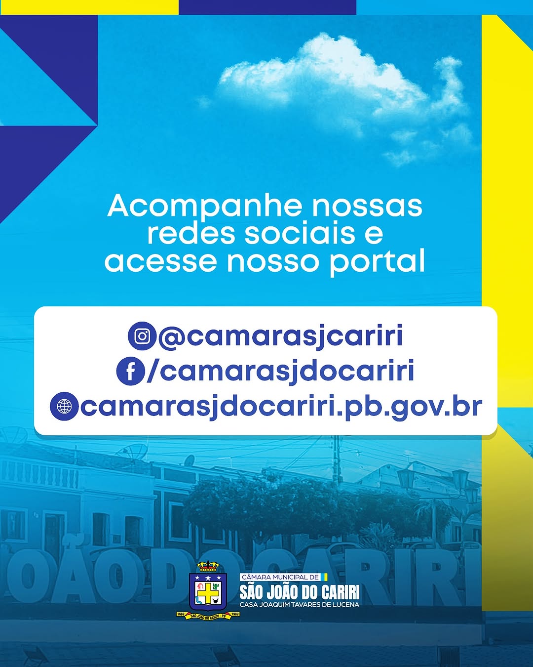 📲 Acompanhe as nossas redes sociais e acesse o nosso portal!