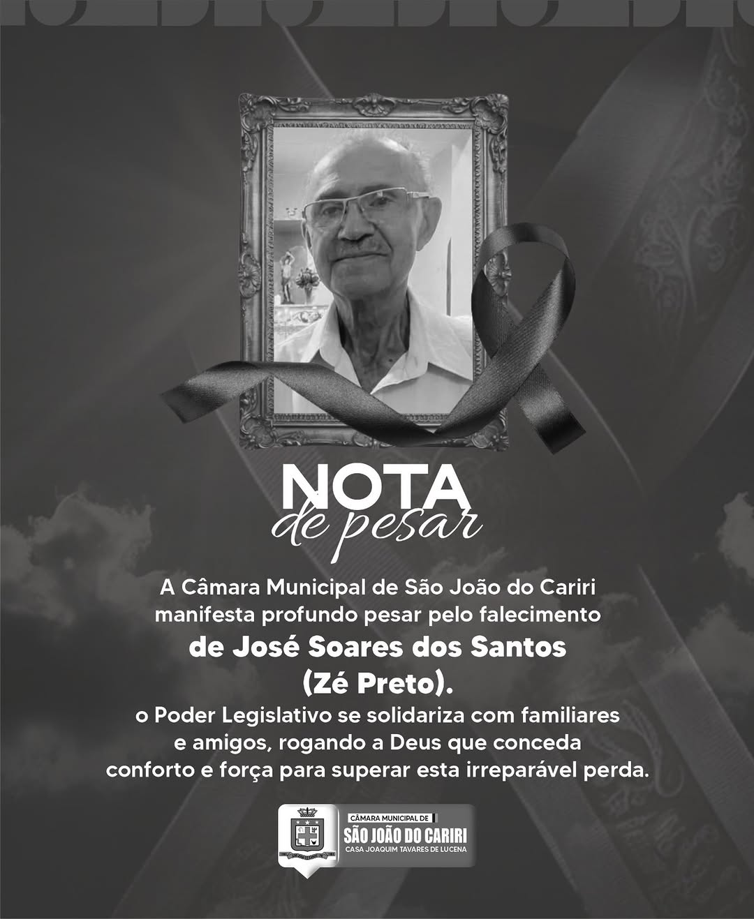 🖤 NOTA DE PESAR