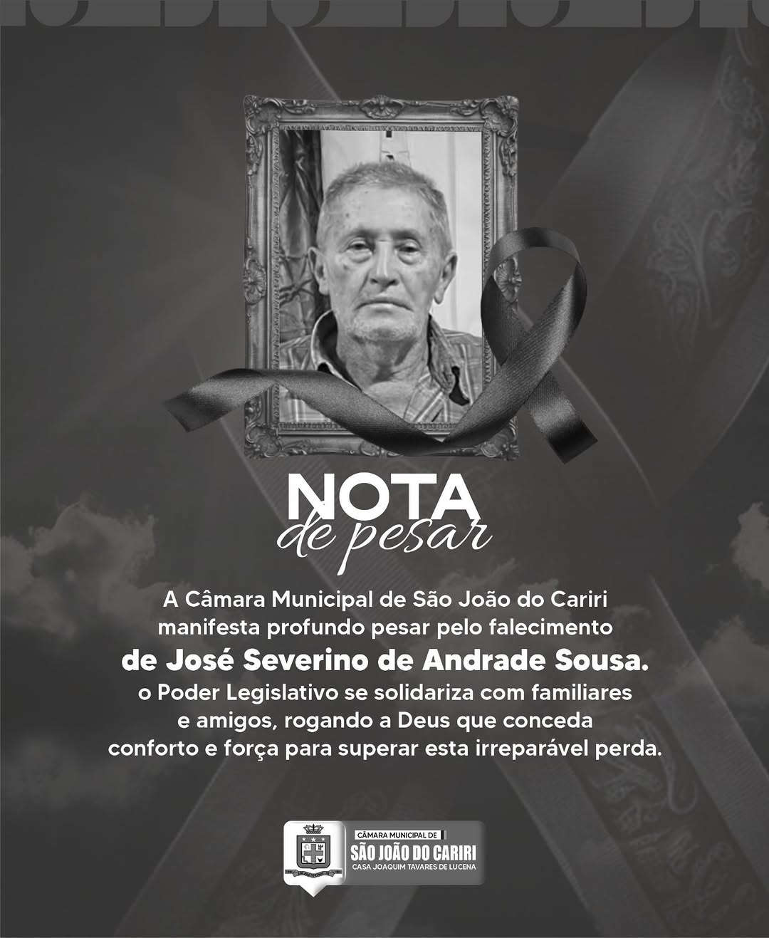 🖤 NOTA DE PESAR