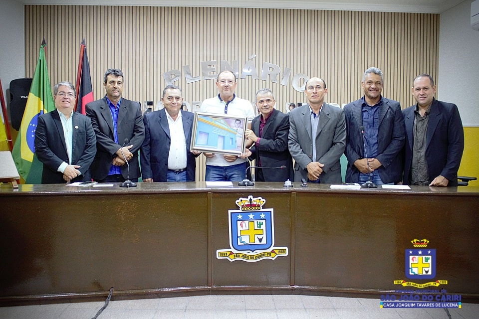 Com homenagens e inauguração, Câmara de São João do Cariri realiza sua segunda sessão ordinária deste biênio