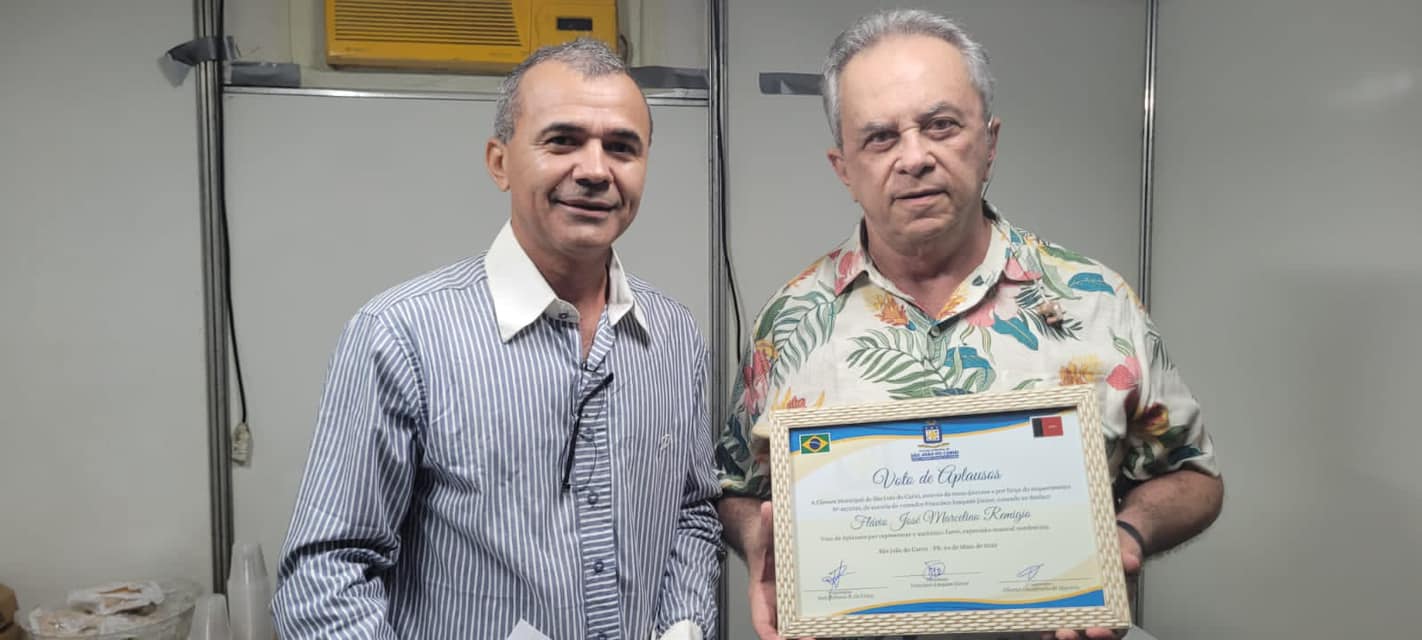 Câmara de São João do Cariri realiza homanagem ao cantor caririzeiro Flávio José