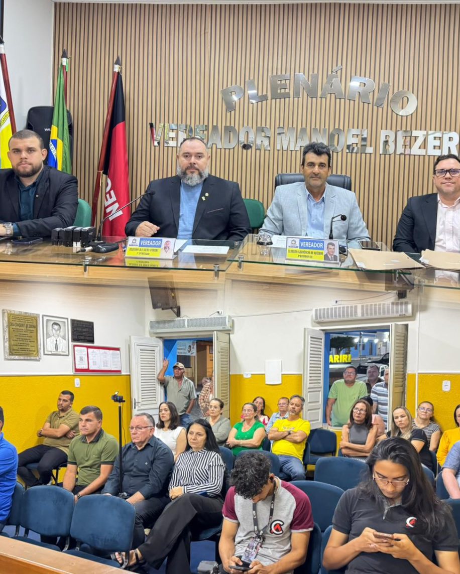 Câmara Municipal de São João do Cariri realiza 16ª sessão ordinária do ano com foco em pautas voltadas aos servidores