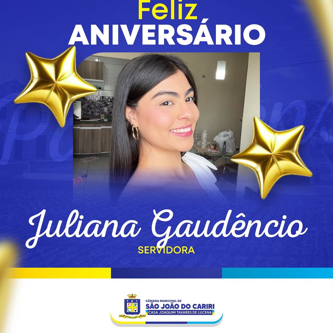 Câmara de São João do Cariri presta homenagem à servidora Juliana Gaudêncio