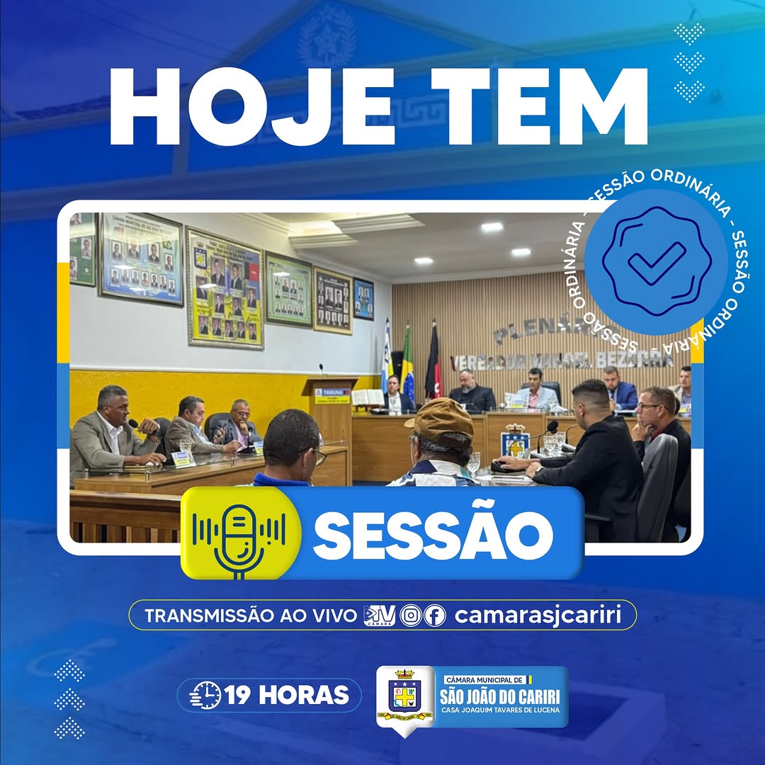 Câmara Municipal realiza 4ª Sessão Ordinária para debater propostas